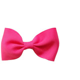 2.75", grosgrain, clip,fuchsia