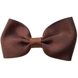 2.75", grosgrain, clip,brown