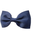 2.75", grosgrain, clip,navy blue