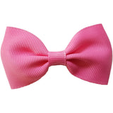 2.75", grosgrain, clip,hot pink