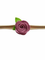 1.5" Felt flower Rose Infant Headband