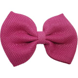 4", Burlap, Bow, Fuchsia