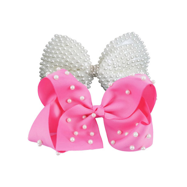Pearl Hair Bow Clip for Toddlers – Mycutebows