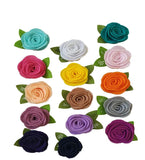 1.5" Felt Flower Rose Hair Clip