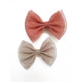 2 Pack 3.5" Hair Bow Clips
