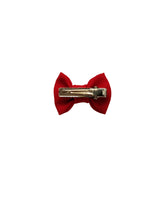 Red 1.5" Inch Small Bow clip Universal