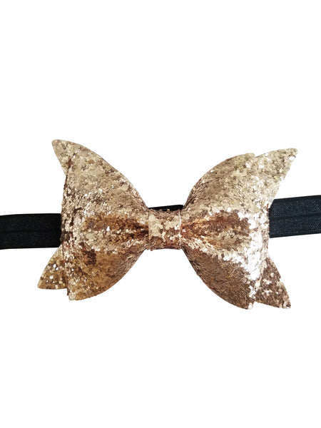 Gold Glitter Headband for Toddlers