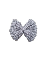 2 Pack Crochet Knit Hair Bow Clips