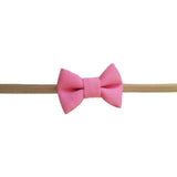 Hot Pink 1.5" Tiny Bow Headband