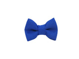 Royal Blue 1.5" Inch Small Bow clip Universal