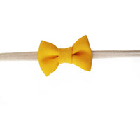 Yellow 1.5" Tiny Bow Headband