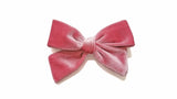 silk white Pinwheel Hairbow Oversize bow, school girl bow, blush hair Bow, pink hairbow