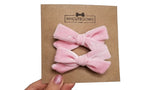 pigtail hair bows, pigtail velvet hair bows, velvet hair bow, velvet, velvet bow, my cute bows, mycutebows.com