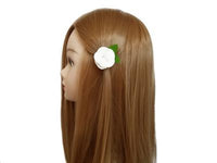 1.5" Felt Flower Rose Hair Clip
